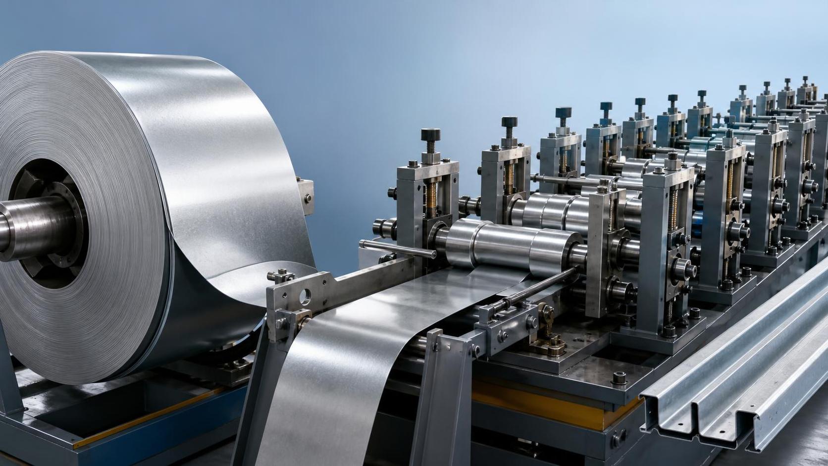 Can galvanized steel coil be roll-formed without damaging the coating?