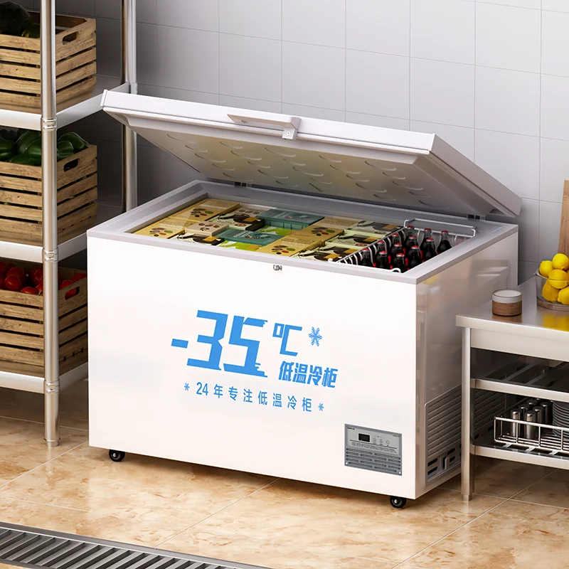 Large Capacity -35°C~-80°C Ultra Low Temperature Chest Deep Freezer