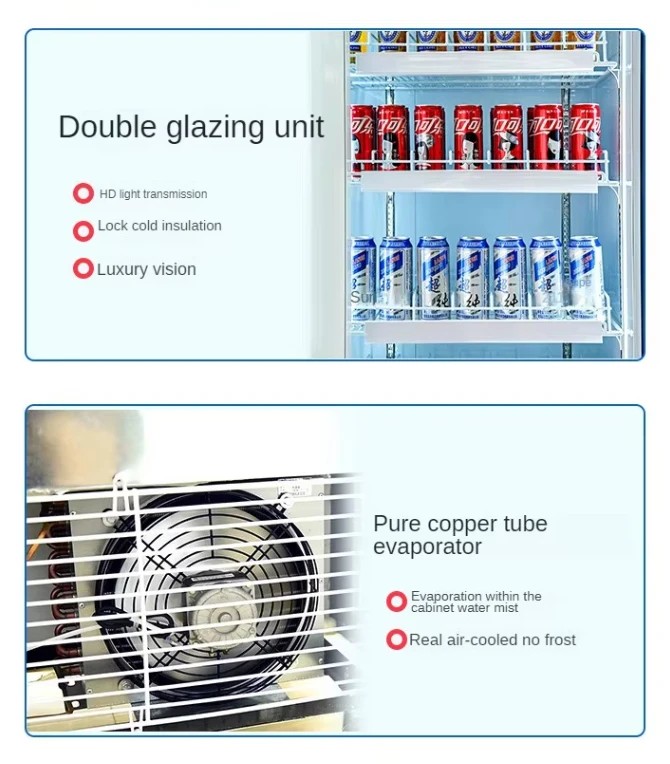 Commercial Beverage Display Cooler | Drink Showcase Fridge Factory Direct Supply