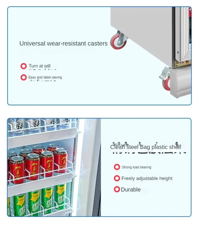Commercial Beverage Display Cooler | Drink Showcase Fridge Factory Direct Supply