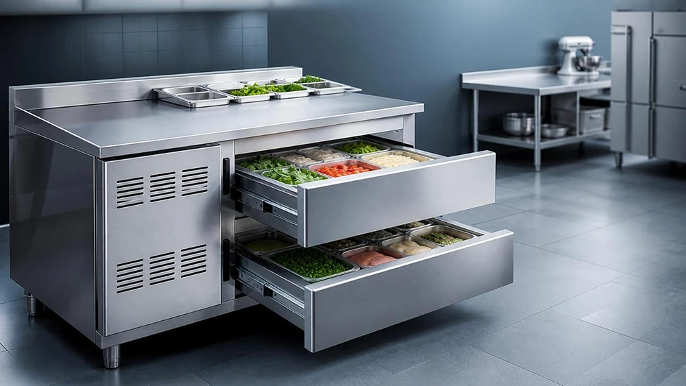 Food Safety Points to Check When Choosing a Refrigerated Worktable for Prep Areas