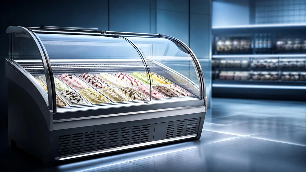What Makes an Ice Cream Glass Display Freezer Suitable for High-Traffic Retail Stores?