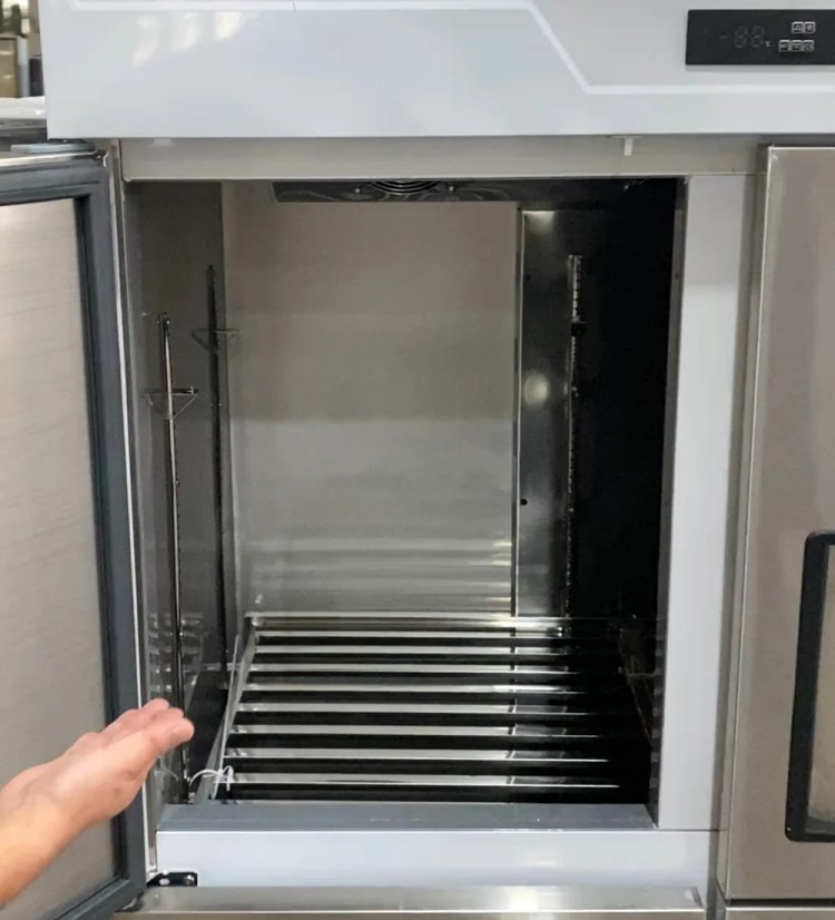 2 Commercial Upright Refrigerator 1/2/4/6 Door Stainless Steel Reach In Chiller Freezer Dual Temp Catering Kitchen Fridge