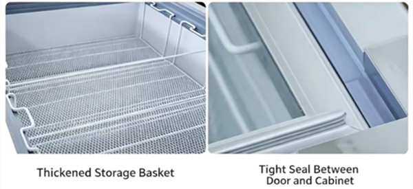 Commercial Supermarket Island Display Freezer | Sliding Glass Chest Freezer for Frozen Food & Ice Cream