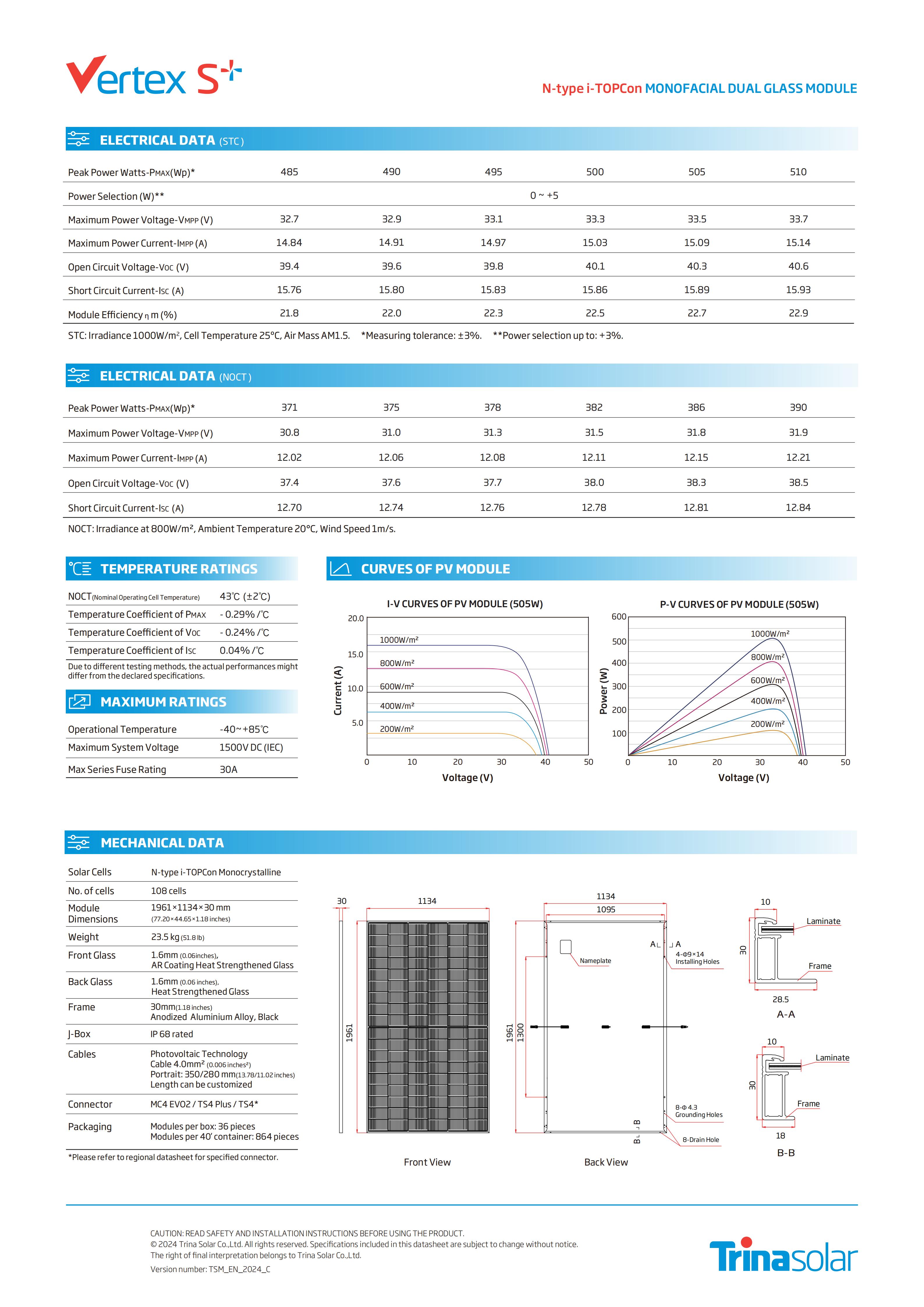 N-typei-TOPCon TSM-NEG18R.28 485-510W (3)
