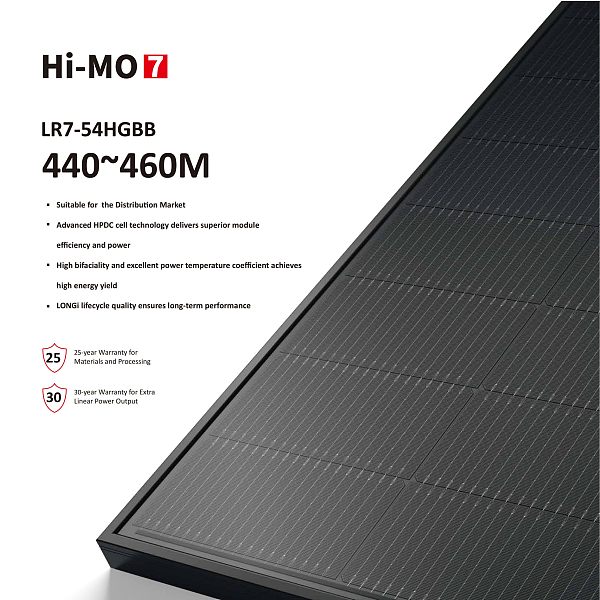 Hi-MO 7 LR7-54HGBB 440~460M