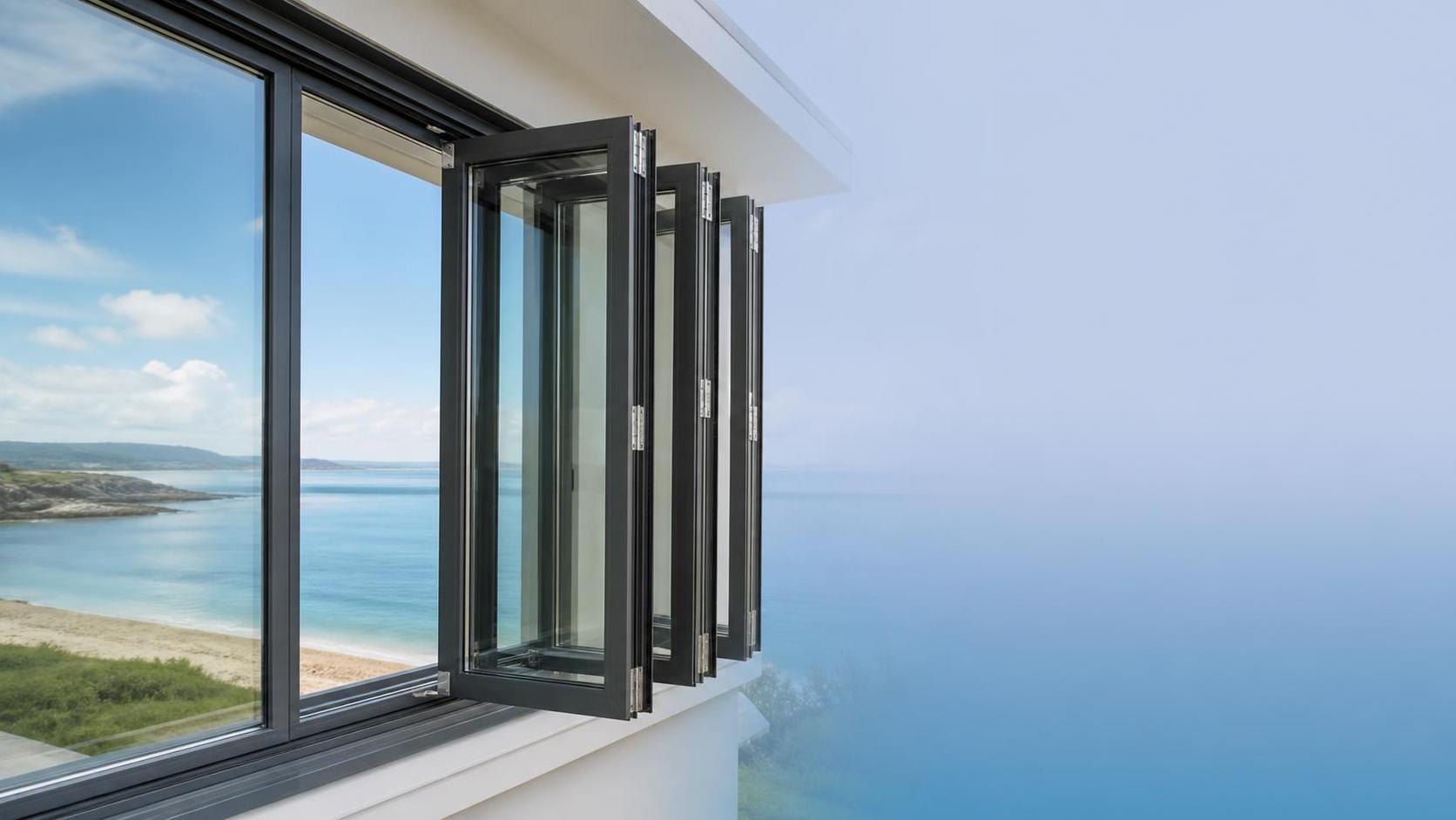 GFRPU Outward Opening Casement Window Fiberglass Reinforced Polyurethane Side‑Hinged Composite Window