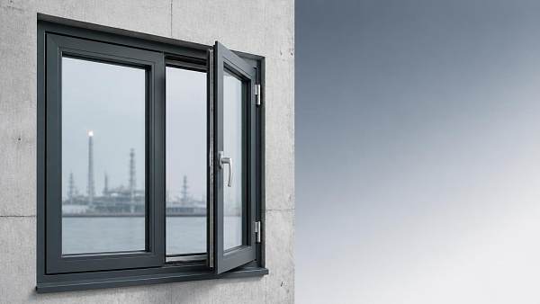 Coastal‑Use GFRPU Fiberglass Casement Window, Corrosion‑Resistant Outward Swing Window for Humid Sea‑Side Residential Houses