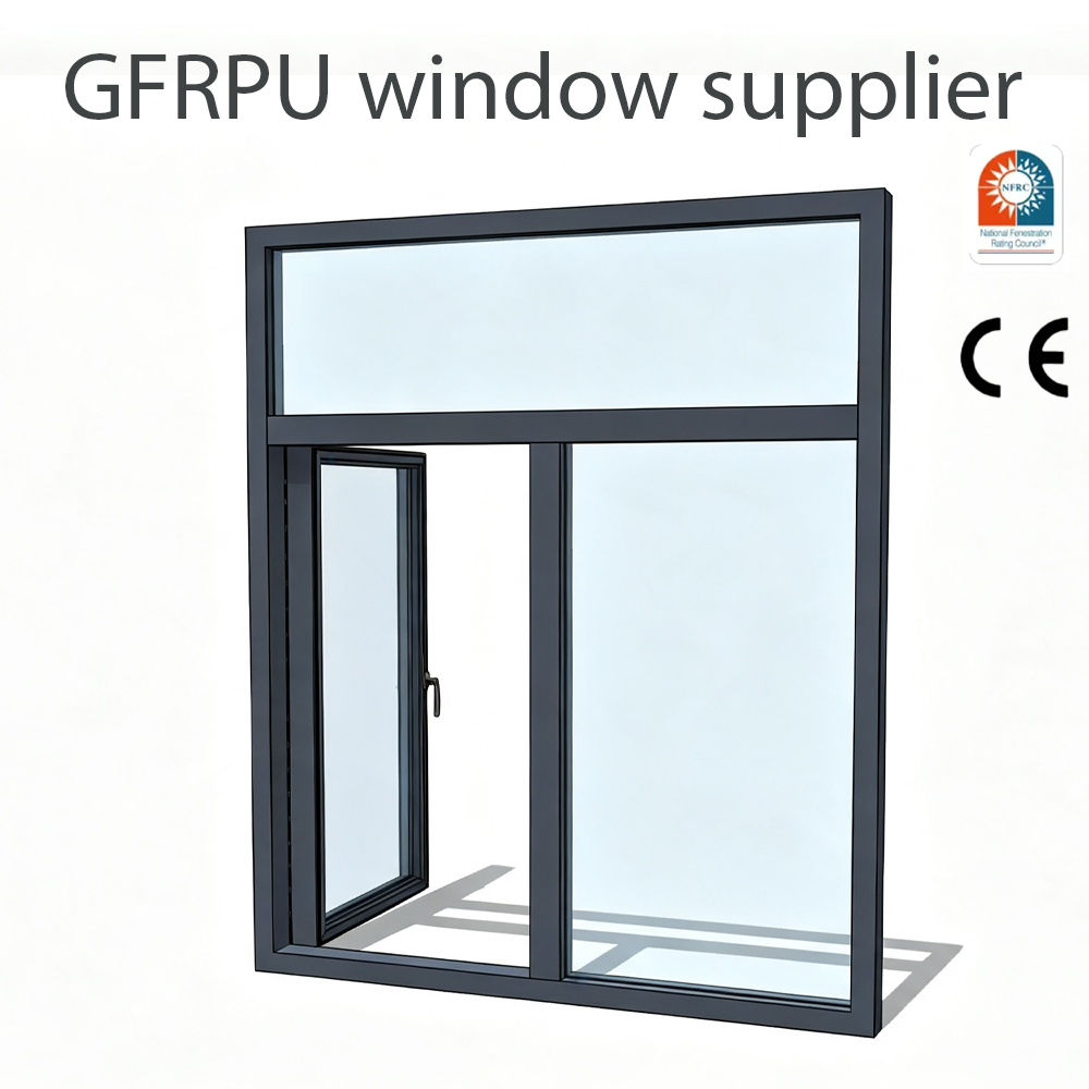 Low‑U‑Factor GFRPU Composite Casement Window, Outward‑Swing Energy‑Saving Window