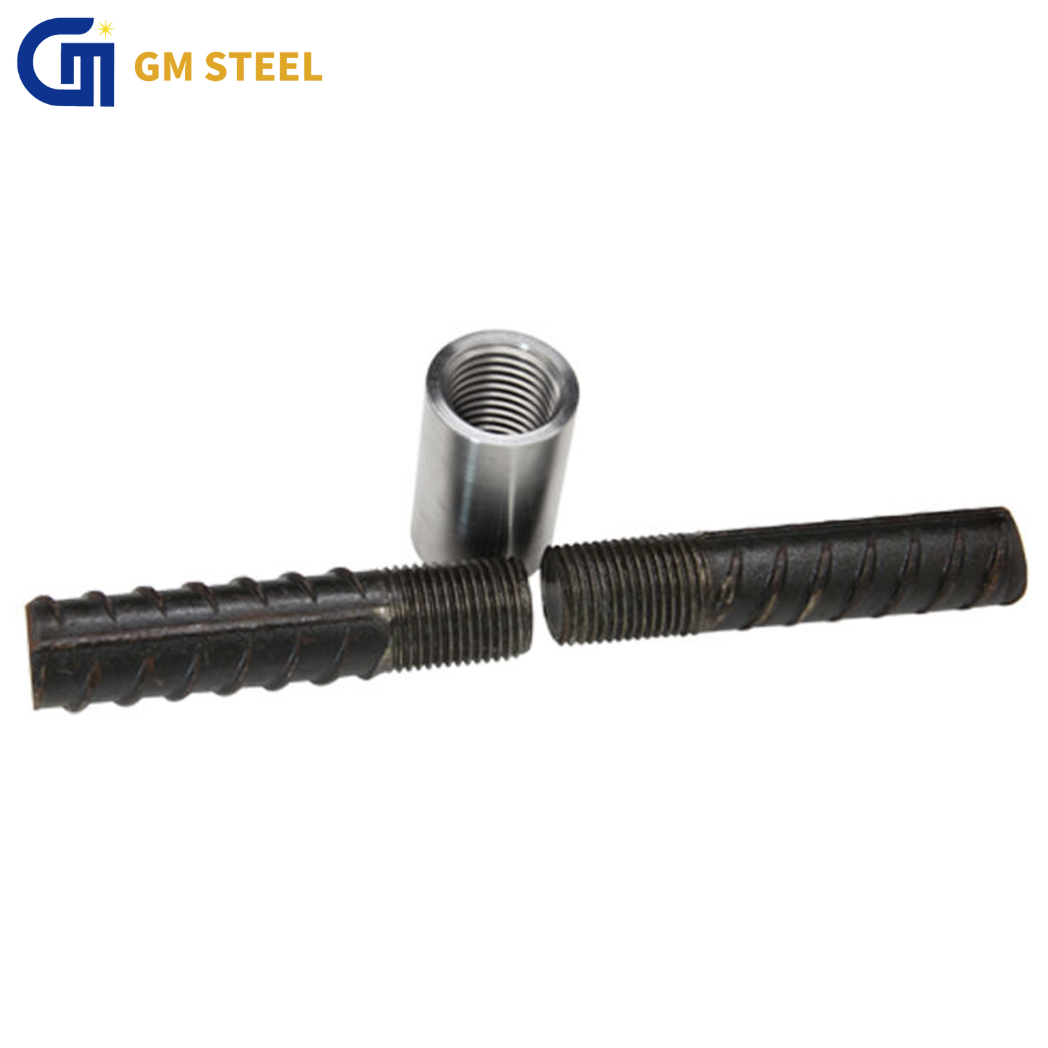 16 40MM Reinforcing Bar Connector Mechanical Screwed Rib Peeling Splicing Rebar Coupler