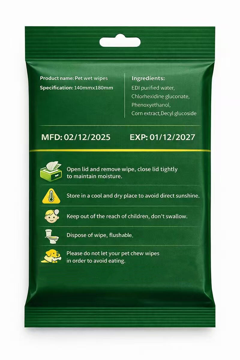 Flushable Petanal Gland Wipes Flushable Petanal Gland Wipes