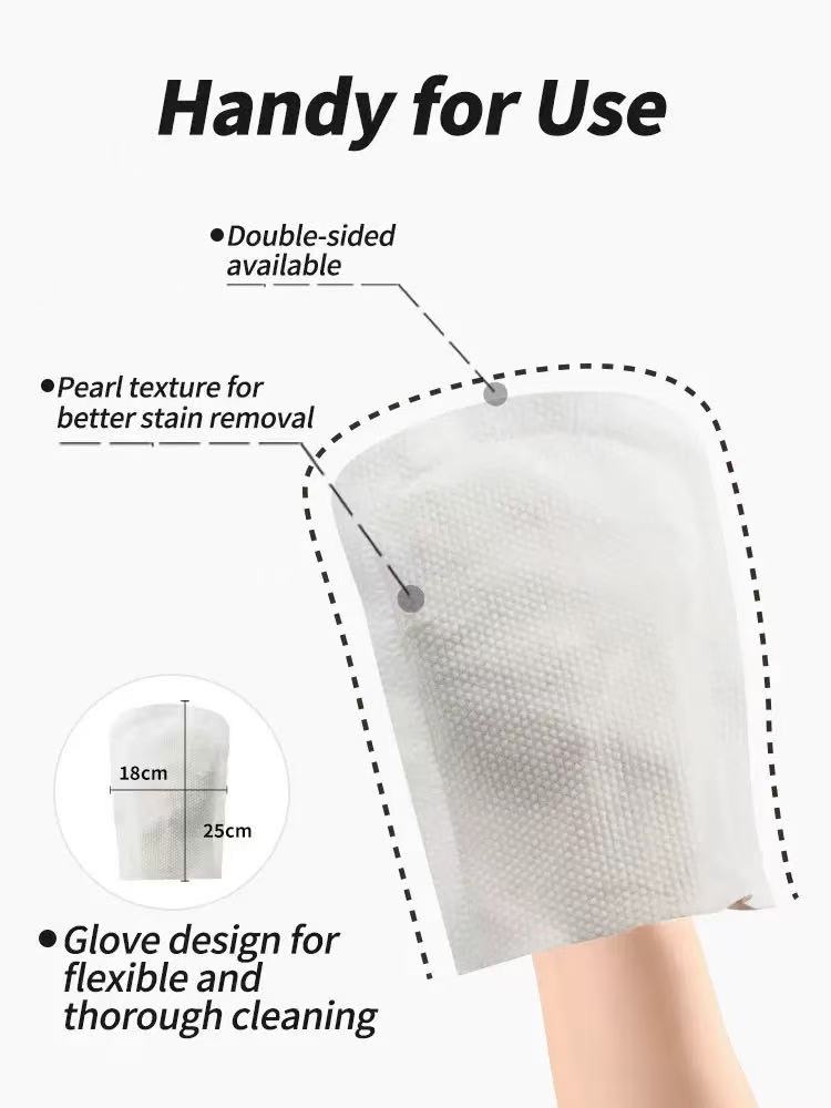 Pet glove wipes | Square fingerless Pet glove wipes | Square fingerless