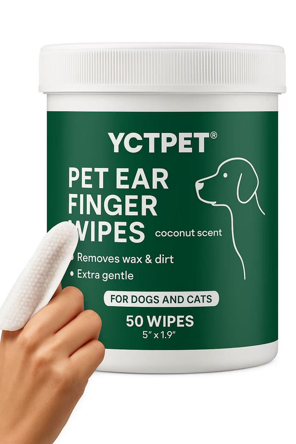 Pet Ear Finger Wipes Pet Ear Finger Wipes