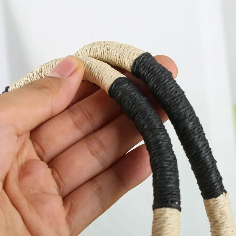 中国刺繍の編み込みショルダーバッグ