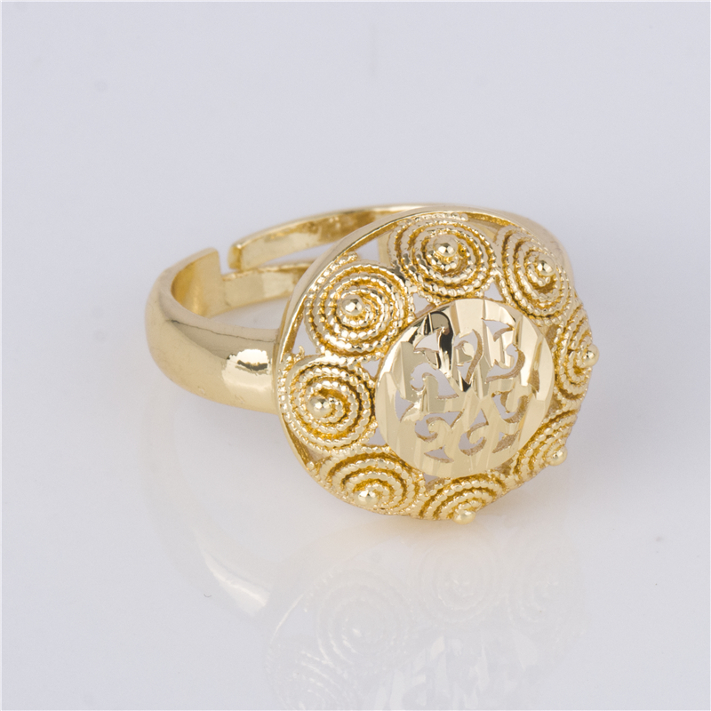 Gold Color Grid Dome Ring - Textured Net Adjustable Cocktail Statement Ring Gold Color Grid Dome Ring - Textured Net Adjustable Cocktail Statement Ring