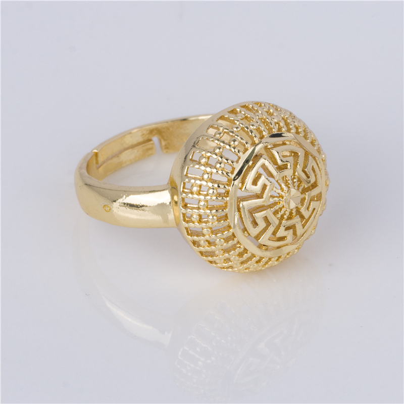 Gold Color Lace Dome Ring - Floral Filigree Vintage Adjustable Cocktail Ring Gold Color Lace Dome Ring - Floral Filigree Vintage Adjustable Cocktail Ring