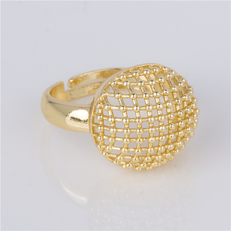Gold Color Swirl Coin Ring - Vintage Coin Cluster Adjustable Statement Ring Gold Color Swirl Coin Ring - Vintage Coin Cluster Adjustable Statement Ring