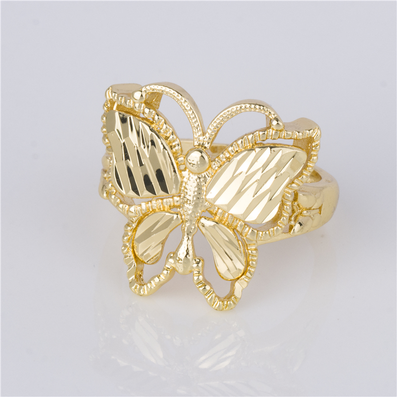 Gold Color Key Dome Ring - Honeycomb Greek Pattern Adjustable Ring Gold Color Key Dome Ring - Honeycomb Greek Pattern Adjustable Ring