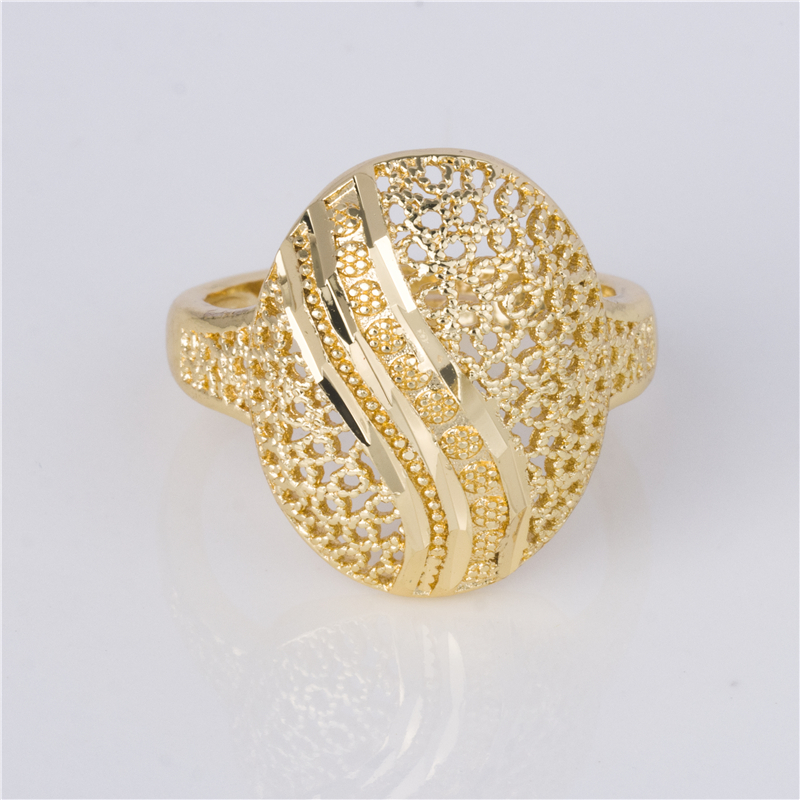 Gold Color Swirl Dome Ring - Oval Filigree Adjustable Cocktail Ring Gold Color Swirl Dome Ring - Oval Filigree Adjustable Cocktail Ring