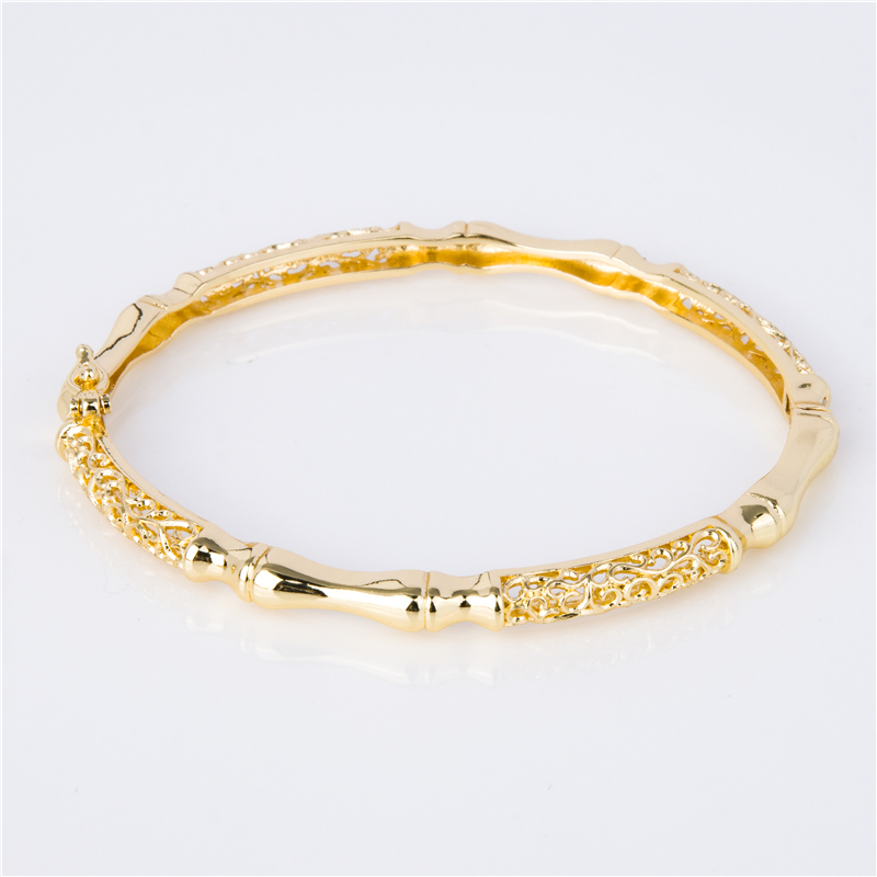 Gold-Plated Stackable Cuffs for Layered Arm Party Looks Gold-Plated Stackable Cuffs for Layered Arm Party Looks