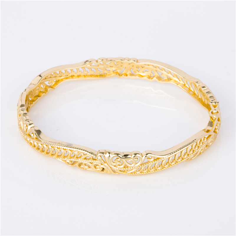 Gold-Plated Stackable Cuffs for Layered Arm Party Looks