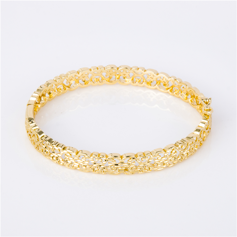 Gold-Plated Stackable Cuffs for Layered Arm Party Looks