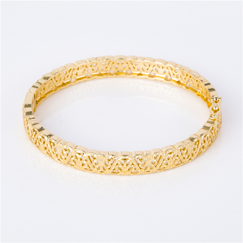Gold-Plated Stackable Cuffs for Layered Arm Party Looks