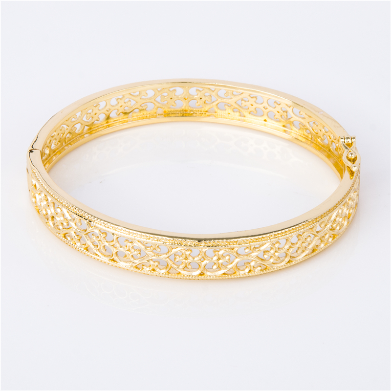 Gold-Plated Stackable Cuffs for Layered Arm Party Looks