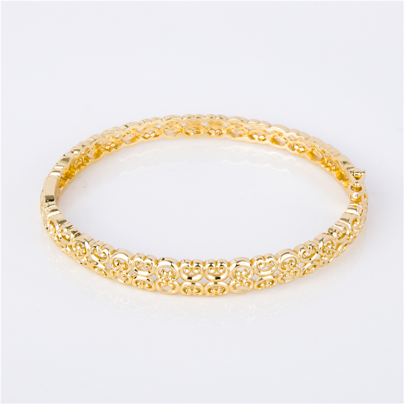 Gold-Plated Stackable Cuffs for Layered Arm Party Looks