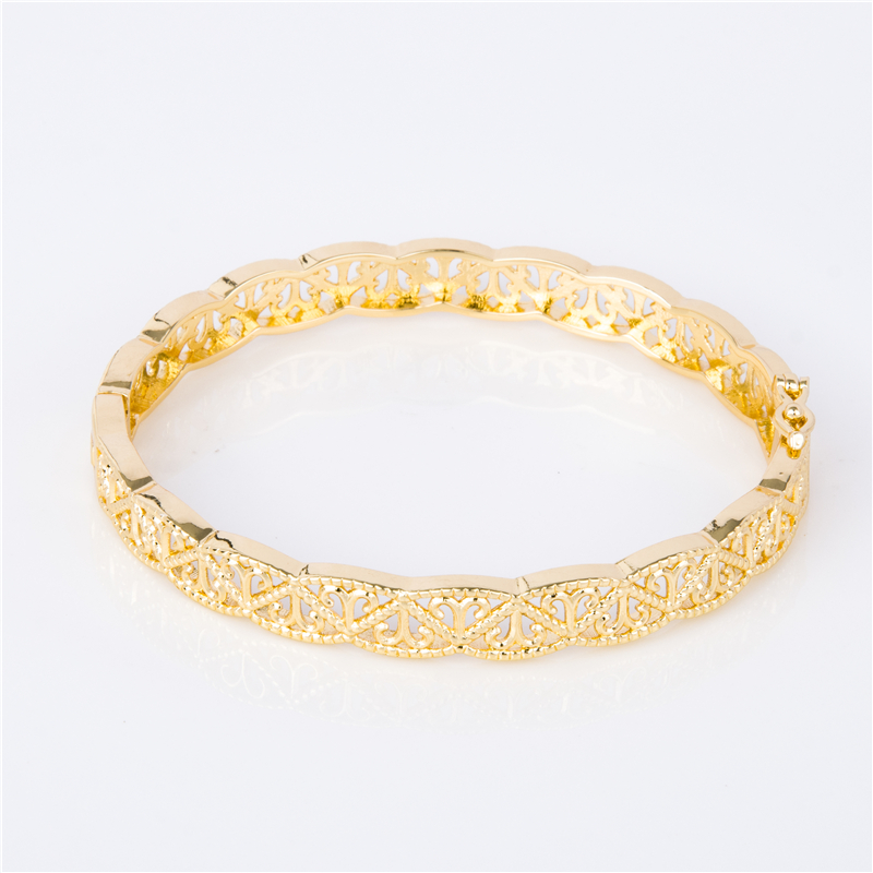 Gold-Plated Stackable Cuffs for Layered Arm Party Looks