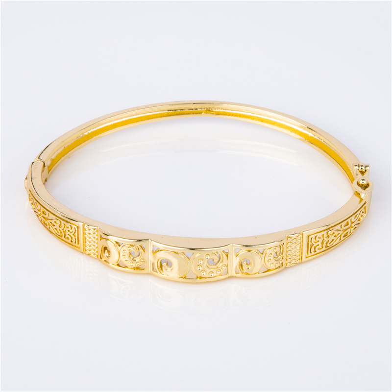 Gold-Plated Stacking Bracelets for Bold Layered Styling