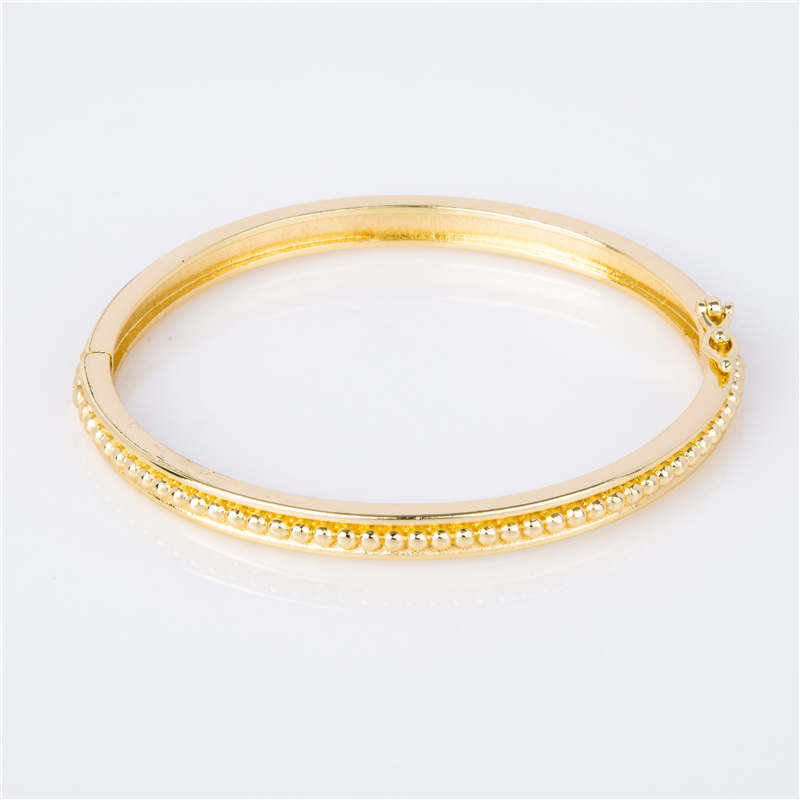Gold-Plated Stacking Bracelets for Bold Layered Styling