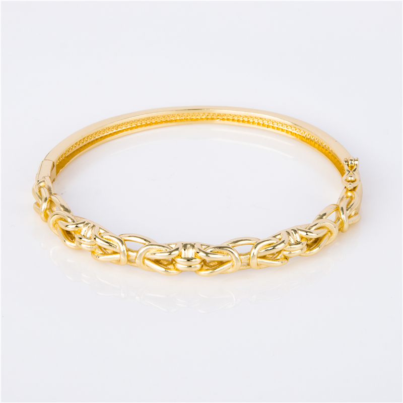 Gold-Plated Stacking Bracelets for Bold Layered Styling