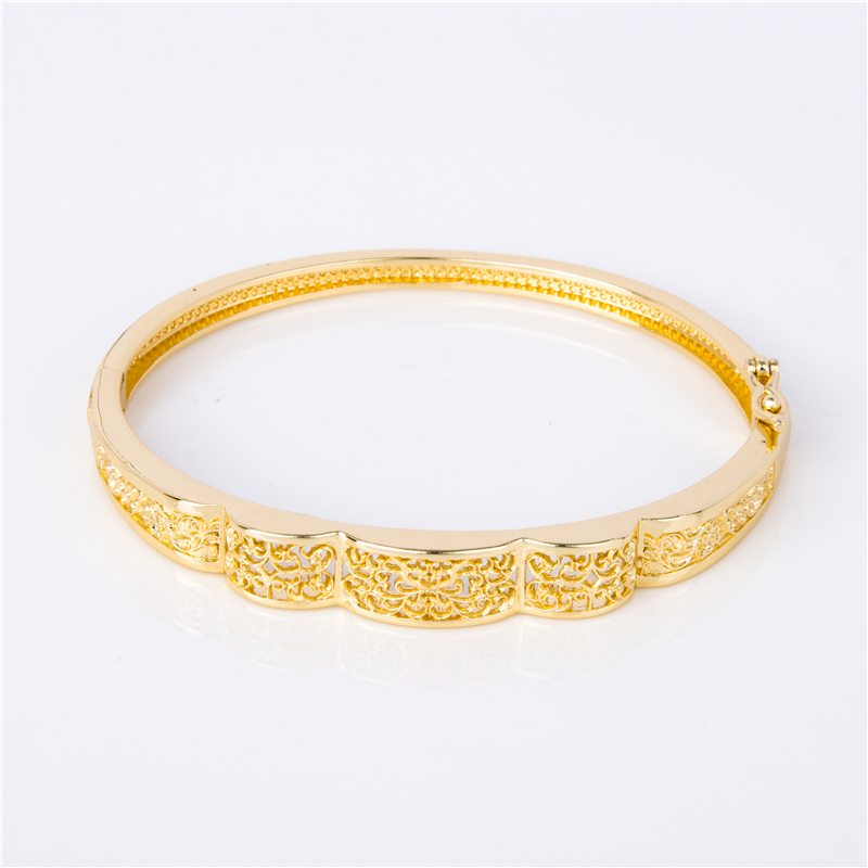 Gold-Plated Stacking Bracelets for Bold Layered Styling