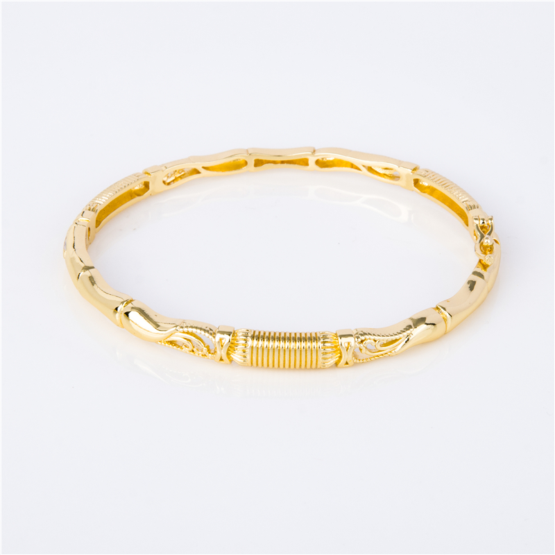 Gold-Plated Stacking Bracelets for Bold Layered Styling