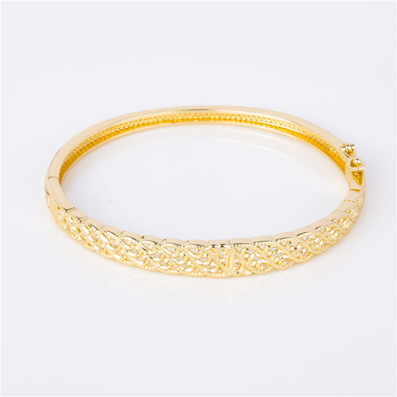 Gold-Plated Stacking Bracelets for Bold Layered Styling
