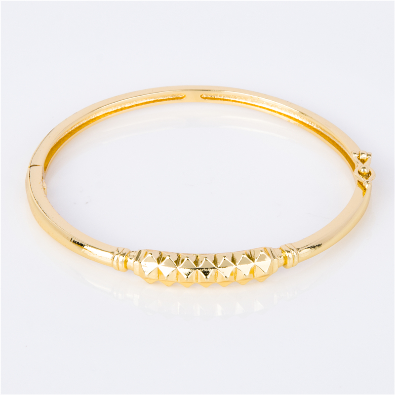 Gold-Plated Stacking Bracelets for Bold Layered Styling