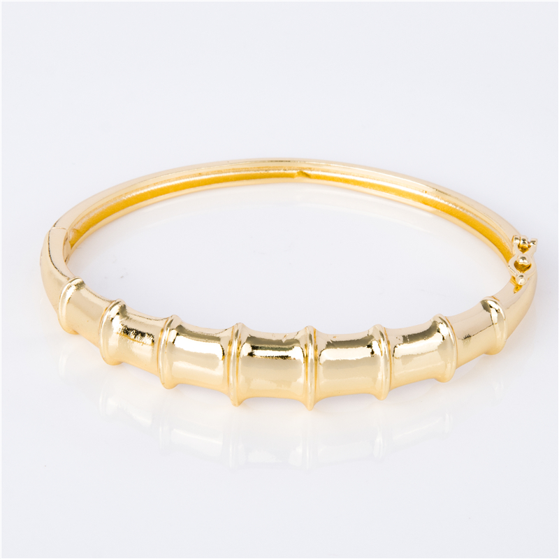 Gold-Plated Stacking Bracelets for Bold Layered Styling