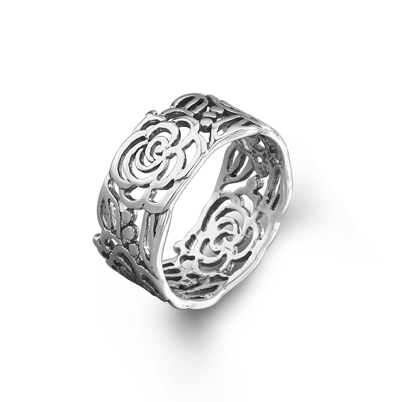 925 Sterling Silver Celtic Knot Ring - Vintage Filigree Dome Band, Irish Heritage Jewelry Gift for Women