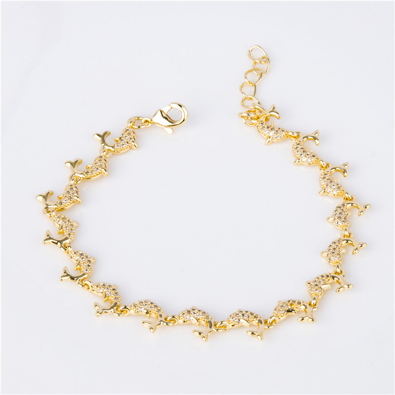 Gold-Plated Clear Crystal Bracelet - XOXO Chain with White Stones, Clean Sparkle for Women Gold-Plated Clear Crystal Bracelet - XOXO Chain with White Stones, Clean Sparkle for Women