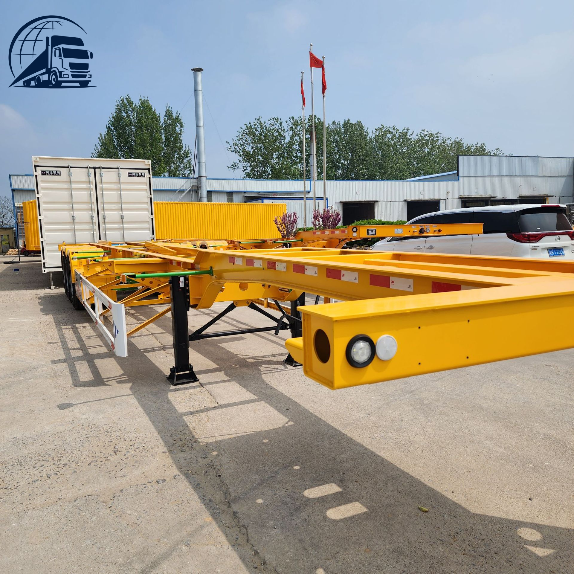 3 Axle Skeleton Semi Trailer