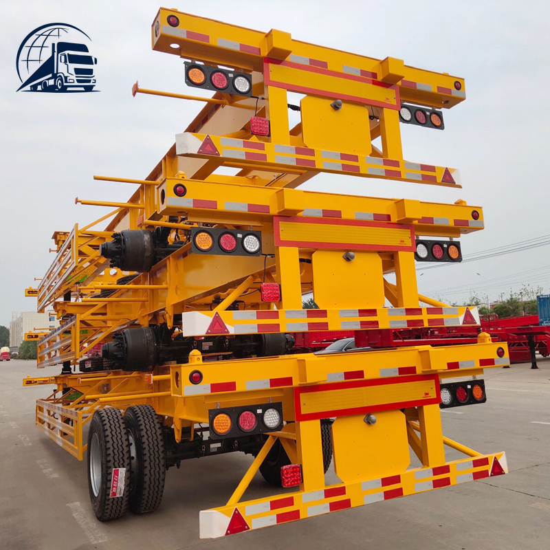 3 Axle Skeleton Semi Trailer