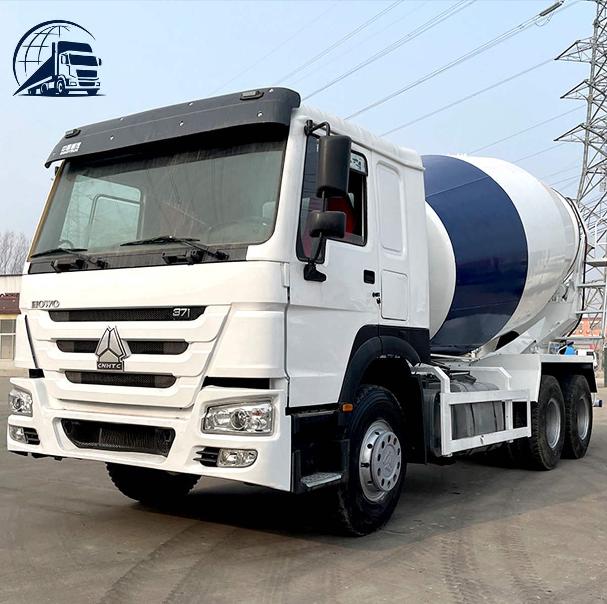 Export Sinotruk Howo 371 6x4 Concrete Mixer Truck