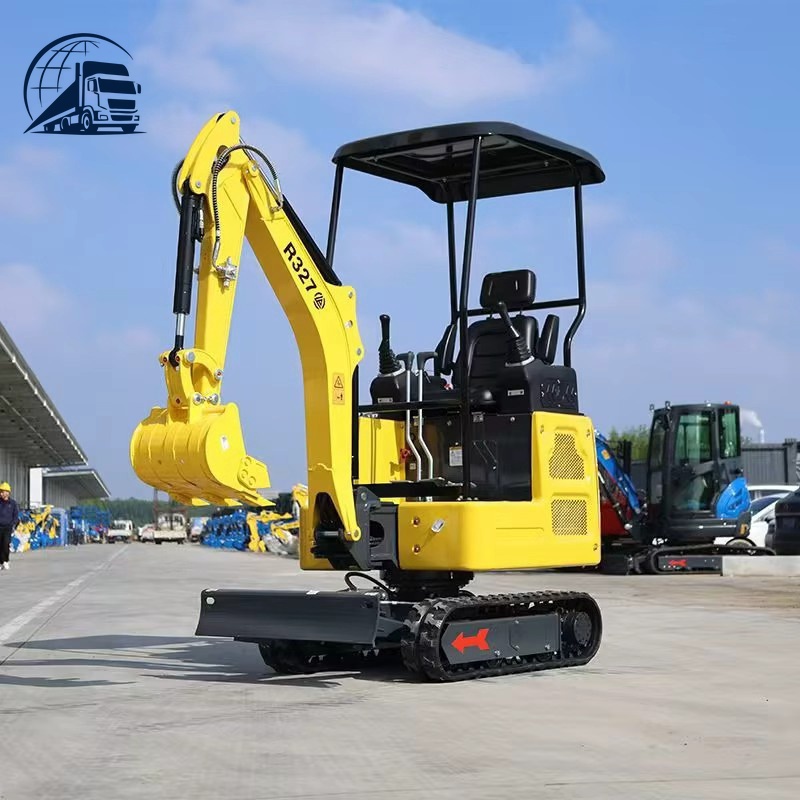 Yellow Mini Excavator