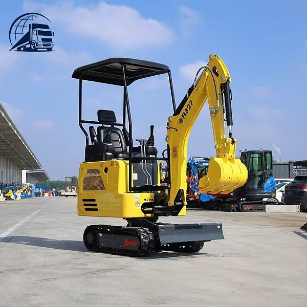 Yellow Mini Excavator