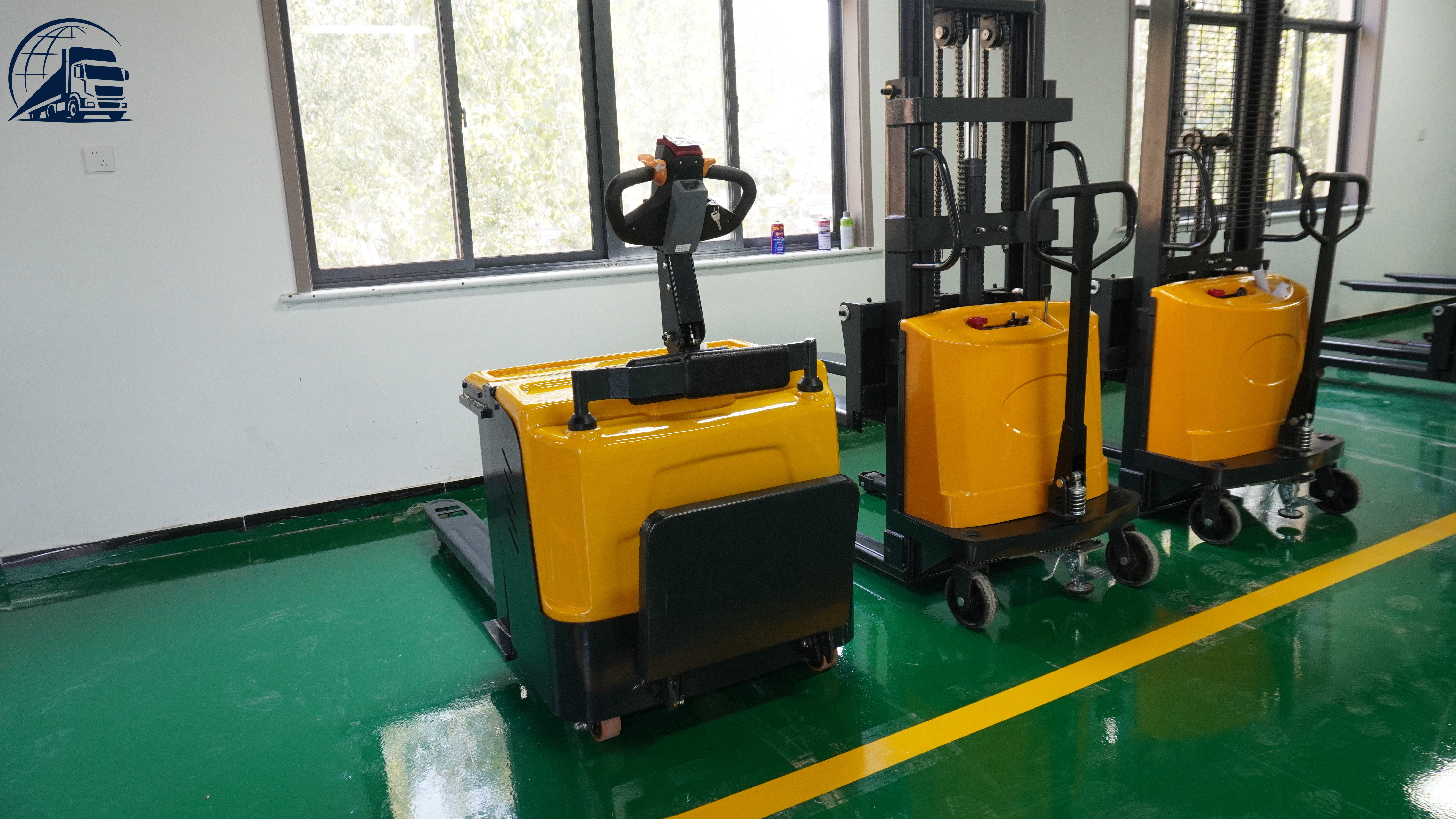 CDD0204 Apilador eléctrico con conductor de pie de 2 toneladas y 4 m, apilador eléctrico de palés