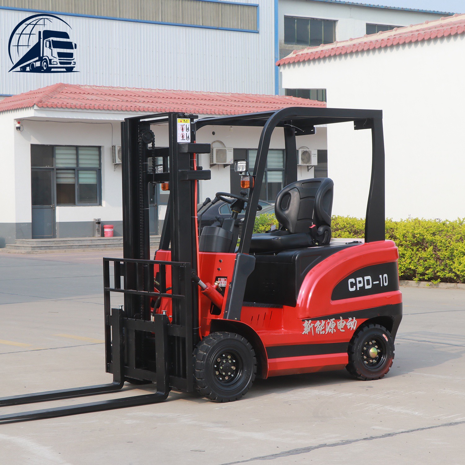 CPD10 1 tonne chariot élévateur électrique 4 roues 3m, chariot élévateur à batterie