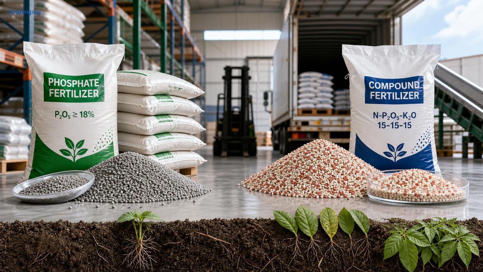 Fertilizantes fosfatados frente a fertilizantes compuestos: diferencias clave