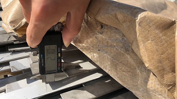 For thickness checking