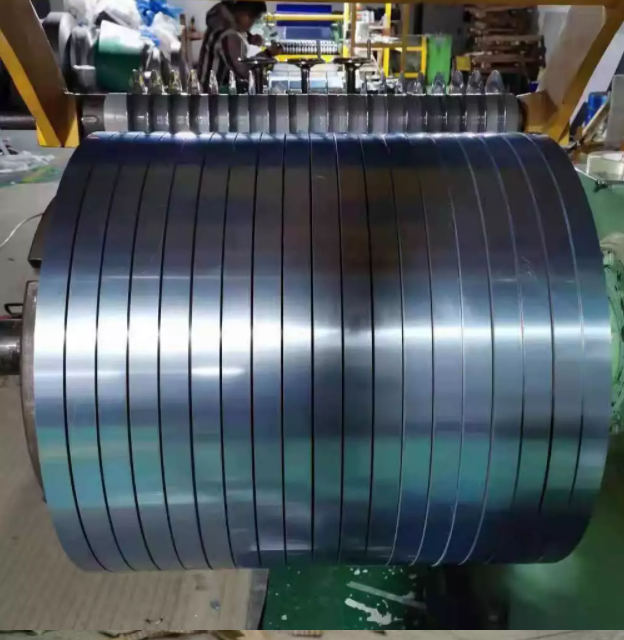 Nickel alloy strip coil for battery
